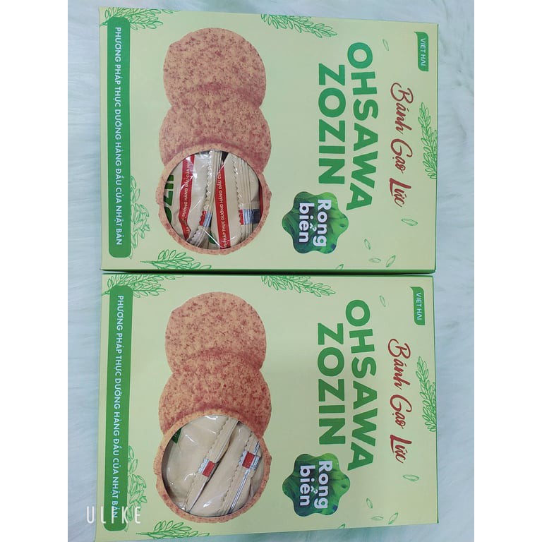 BÁNH GẠO LỨC OHSAWA ZOZIN VỊ RONG BIỂN - THỰC DƯỠNG HỮU CƠ TỐT CHO SỨC KHỎE HỘP 125gr