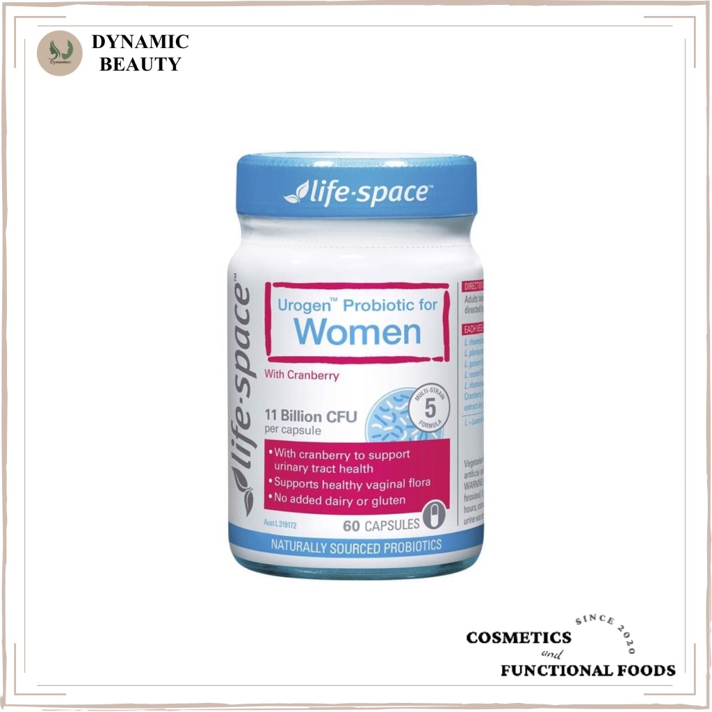 [Hàng chuẩn Úc] Viên uống men vi sinh đường tiết niệu cho phụ nữ Life space urogen probiotic for women 40 viên- 60 viên