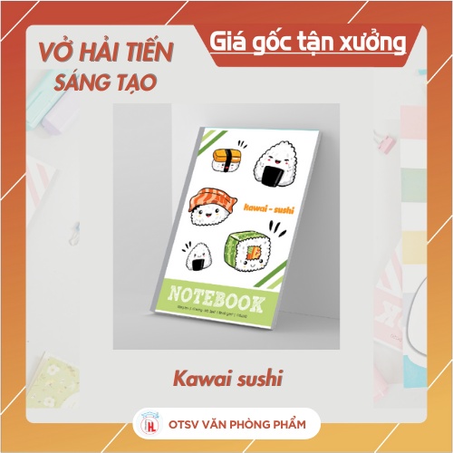 Combo 10 vở kẻ ngang HẢI TIẾN SÁNG TẠO 72 trang, 120 trang, giấy không bụi CHÍNH HÃNG CAO CẤP
