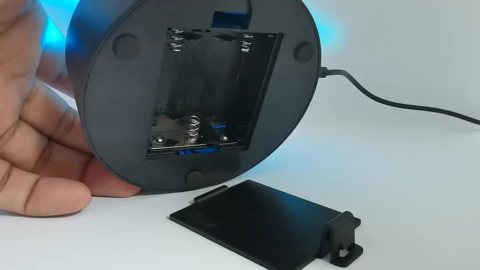 Bộ Đế Đèn Ngủ Led 3D nháy sáng 16 màu đầy đủ đế điều khiển Remote dây cáp D5 Màu Đen | BigBuy360 - bigbuy360.vn