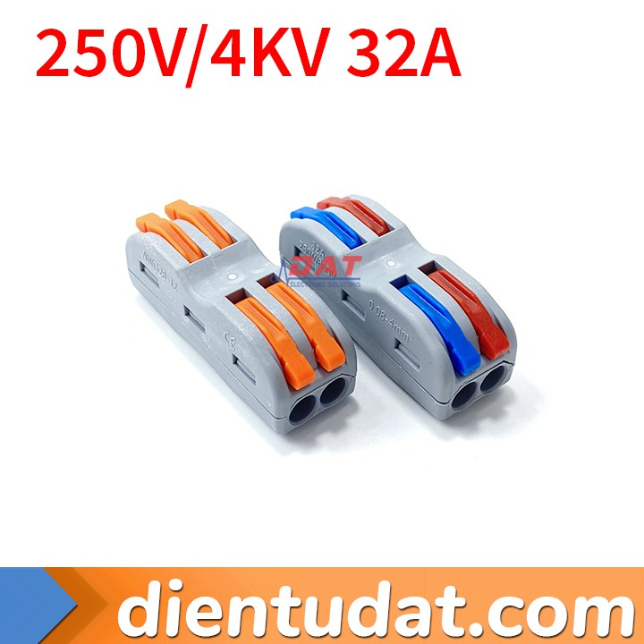 Cút Nối Dây Điện 2 Đầu Ra 2 Đầu - 32A 250V/4KV SPL-2