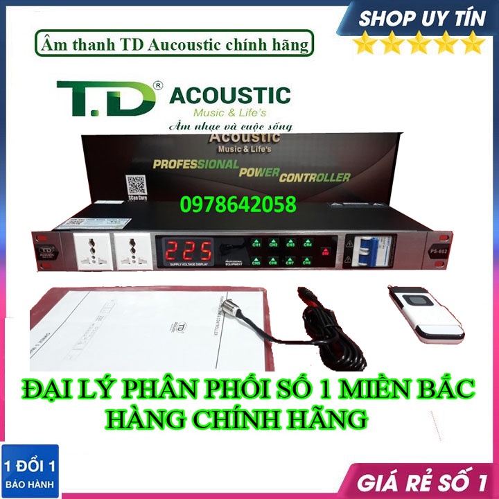 xả hàng Quản lý nguồn TD Acoustic PS-602 hàng chính hãng