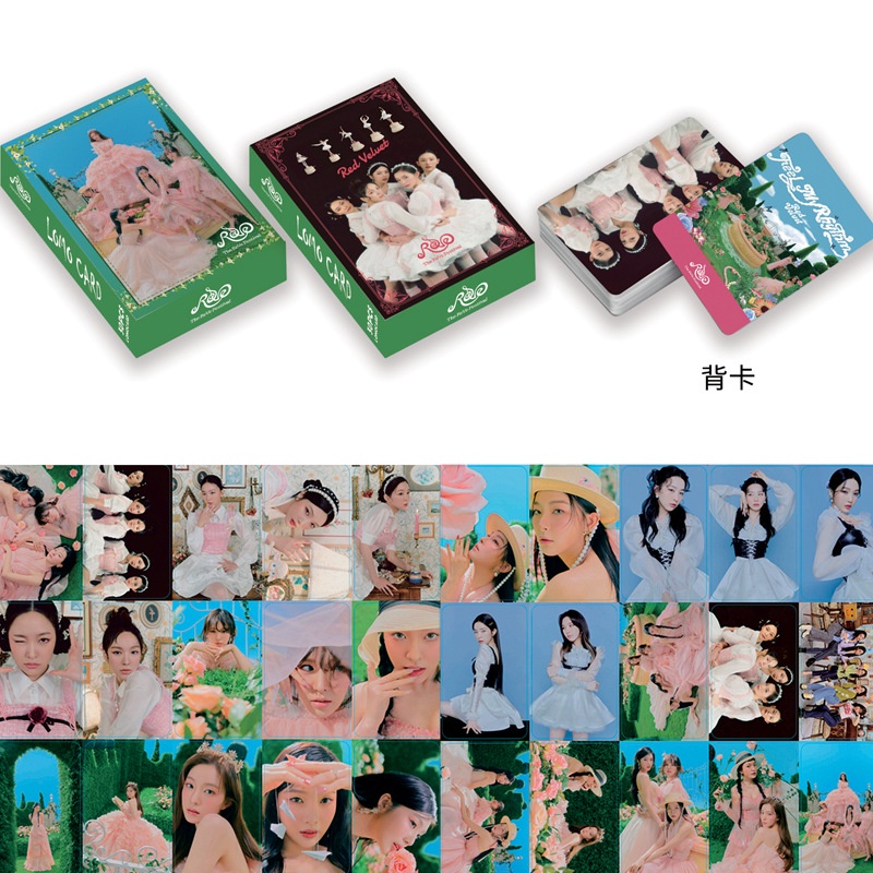 Hộp 30 Ảnh Lomo Card Nhóm Nhạc Red Velvet 2022