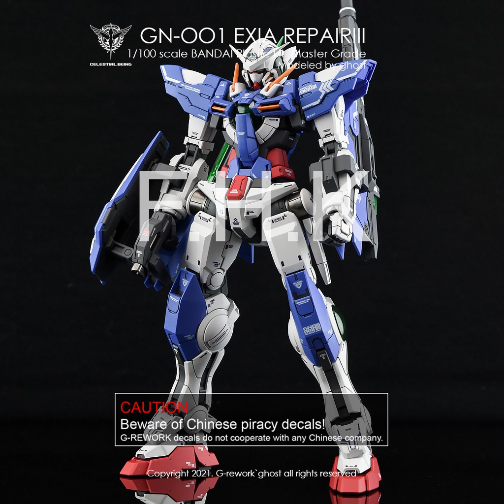 Decal Nước [MG] EXIA REPAIR3 Authentic Từ G-Rework