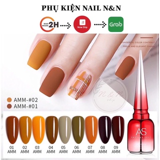 Sơn gel AS mẫu chai đỏ nhọn mã AMM chính hãng chai 15ml
