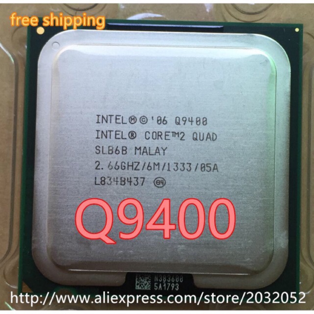 CPU -Q9400 4Cpu x 4(socket 775)