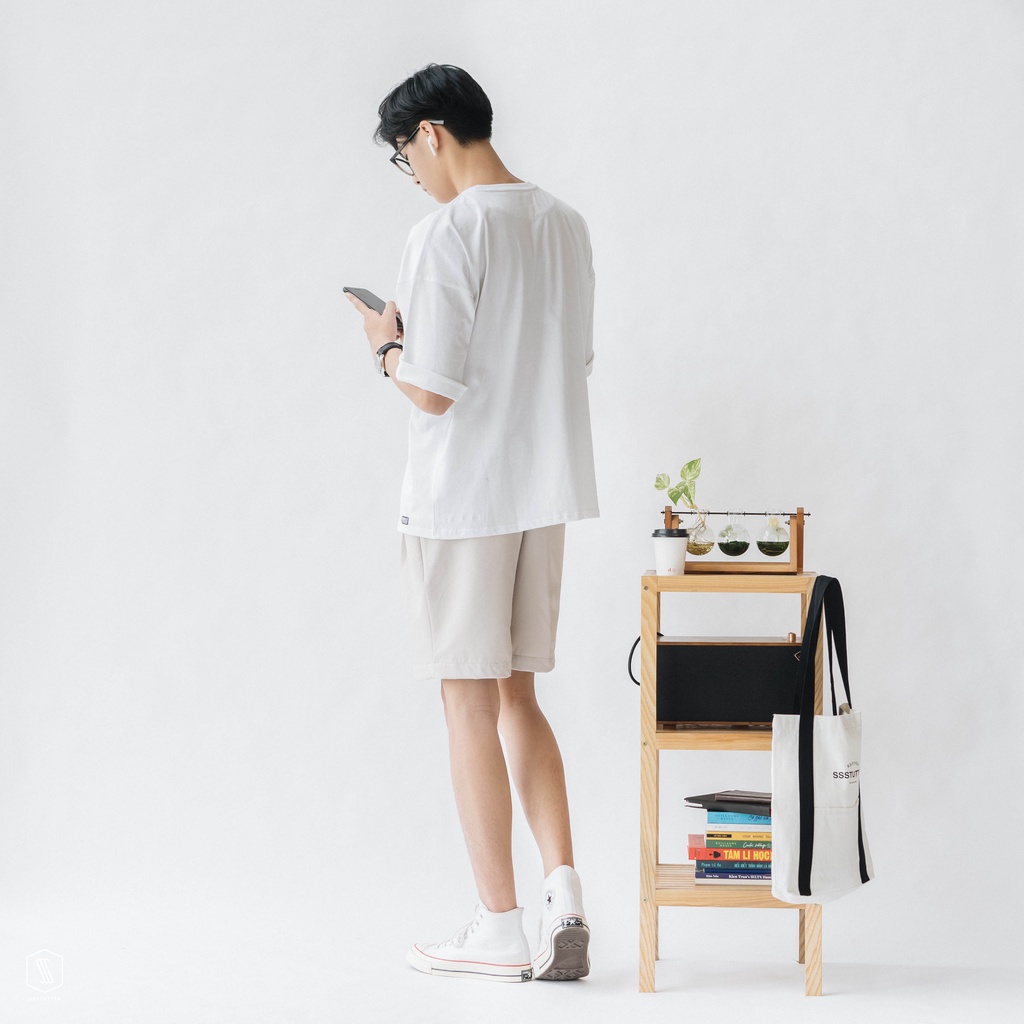 Áo thun ngắn tay Unisex cổ tròn có túi ngực thêu hoạ tiết thuyền SSSTUTTER thoáng mát thấm mồ hôi Try Tee | BigBuy360 - bigbuy360.vn