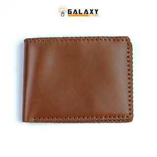Ví nam ngang da bò thật handmade galaxy store gvnnx