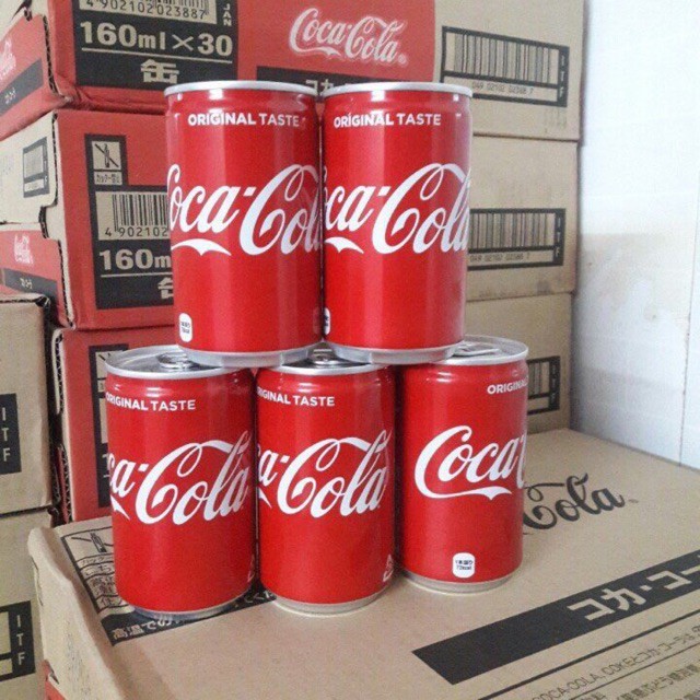 Thùng 30 lon coca nhí 160ml Nhật