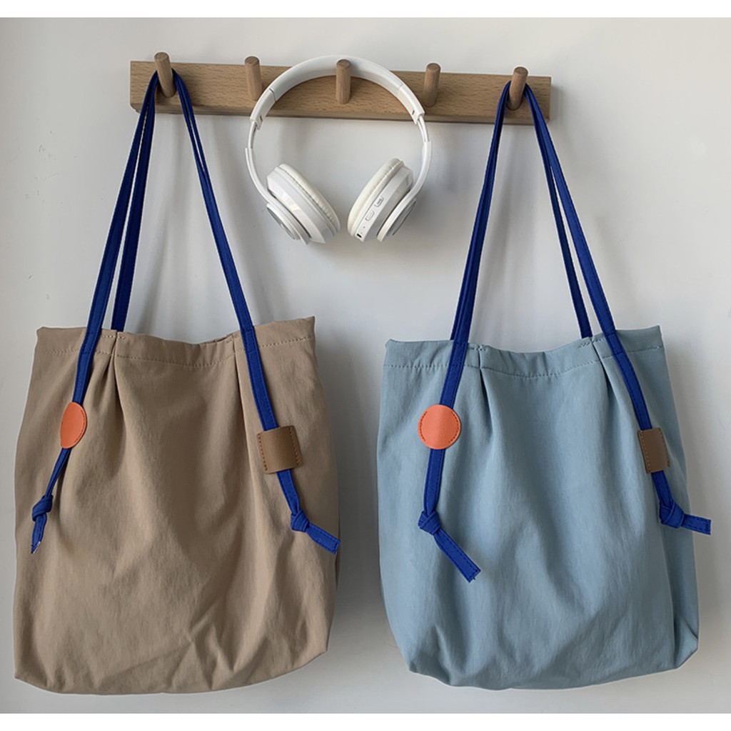 Túi tote bằng nylon canvas chống nước cỡ lớn dành cho nữ