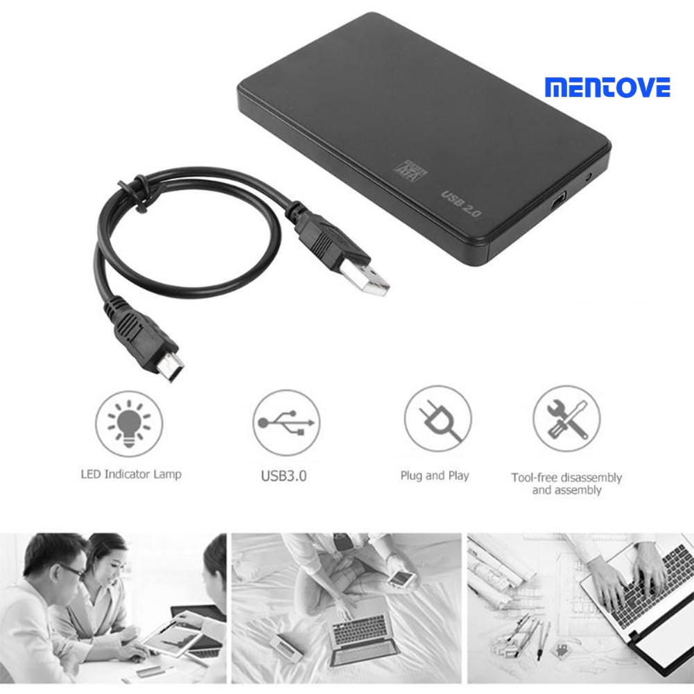 Hộp Đựng Ổ Cứng Ngoài Usb 2.0 2.5inch Sata Hdd Ssd | BigBuy360 - bigbuy360.vn