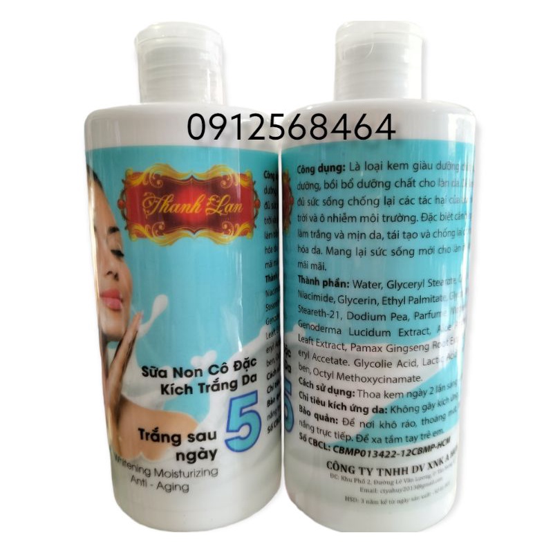 Kích Ủ Sữa Non Cô Đặc Thanh Lan Trắng Sau 5 Ngày