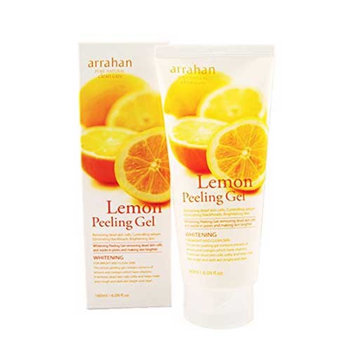 Tẩy tế bào chết Arrahan Lemon Peeling Gel hương chanh 180ml