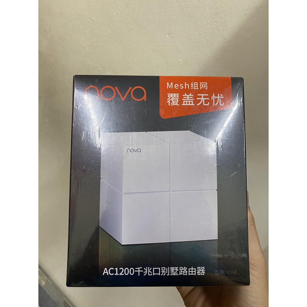 Bộ 3 Wifi Mesh Tenda Nova MW6 - Ghép nối nhiều thiết Bị - Ghép Nối Không Dây Cho Vùng Phổ Sóng Rộng Hơn 500m2