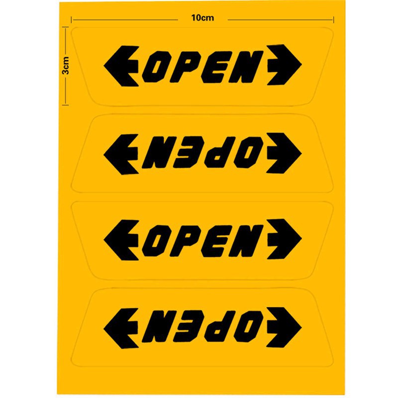 Sticker họa tiết cảnh báo chuyên dụng trang trí cho cửa ô tô