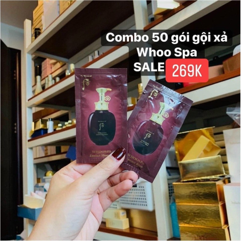 [ GIÁ HUỶ DIỆT] Combo 10 Gói Dầu Gội Dầu Xả Whoo Đông Y Dạng Sample 8ml | BigBuy360 - bigbuy360.vn