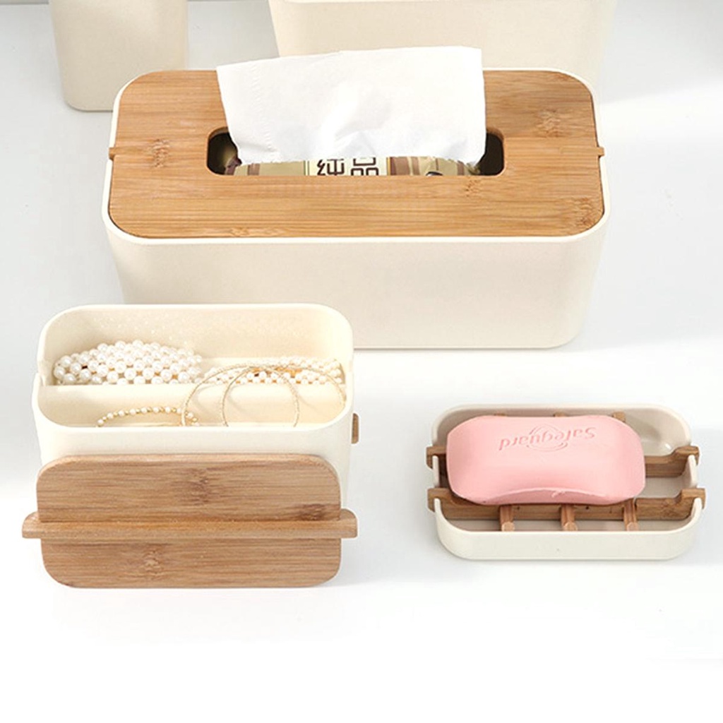 Khay Đựng Xà Phòng Bằng Gỗ Tre Chất Lượng Cao