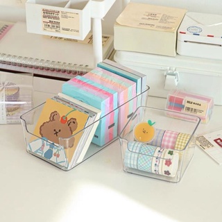 Make Up Organizer Transparent Sticky Notes Washi Tape Desk Organizer Acrylic Organizer Storage