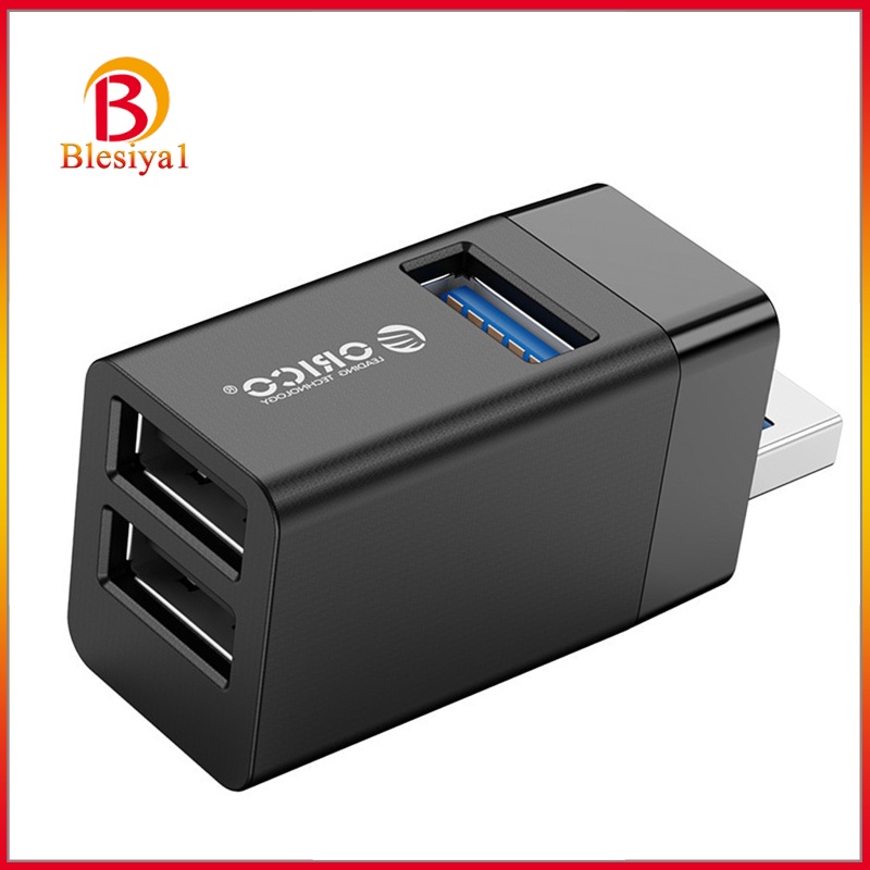 [BLESIYA1] 3-Port USB 3.0 Hub Expander Splitter For PC Laptop Universal 5V Plastic