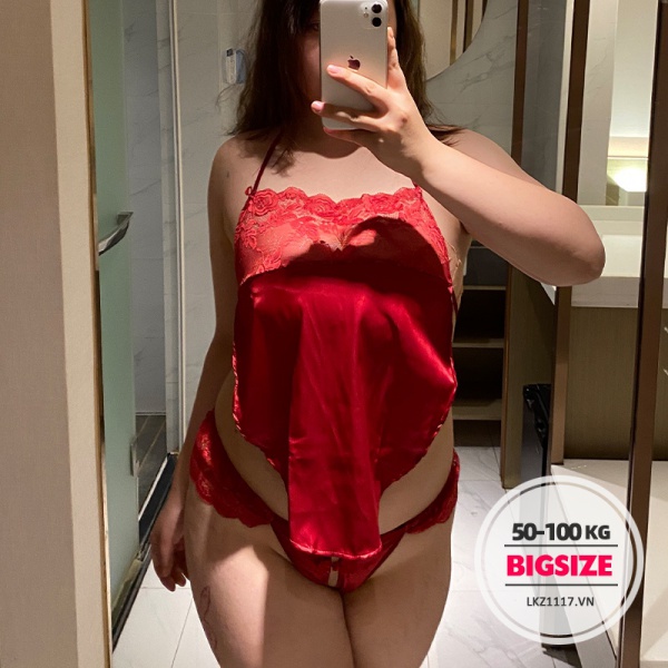 Đồ ngủ sexy gợi cảm ⚡️𝐁𝐈𝐆𝐒𝐈𝐙𝐄⚡️ Bộ đồ lót xuyên thấu hở đáy quyến rũ quảng châu cao cấp | BigBuy360 - bigbuy360.vn
