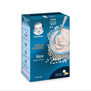 Bột ăn dặm Gerber gạo táo chuối 227 gr