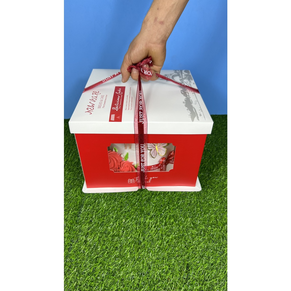 Hộp Vuông Nắp Đậy, hai tầng, 3 chi tiết