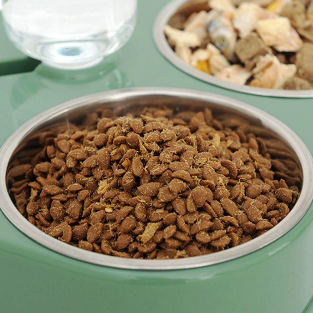 Bát Đựng Thức Ăn Nước Uống Bằng Thép Không Gỉ Chống Trượt Cho Thú Cưng