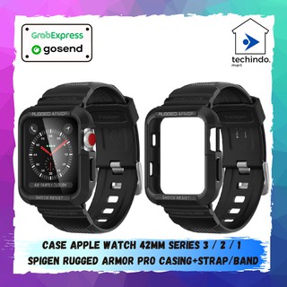 SPIGEN Dây Đeo Kiểu Giáp Bảo Vệ Cho Đồng Hồ Thông Minh Apple Watch Series 3 / 2 / 1 42mm