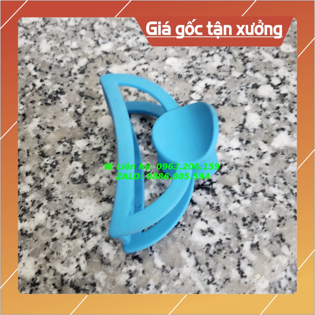 [New] Kẹp tóc 14 răng to, mặt nhựa nhám nhiều màu