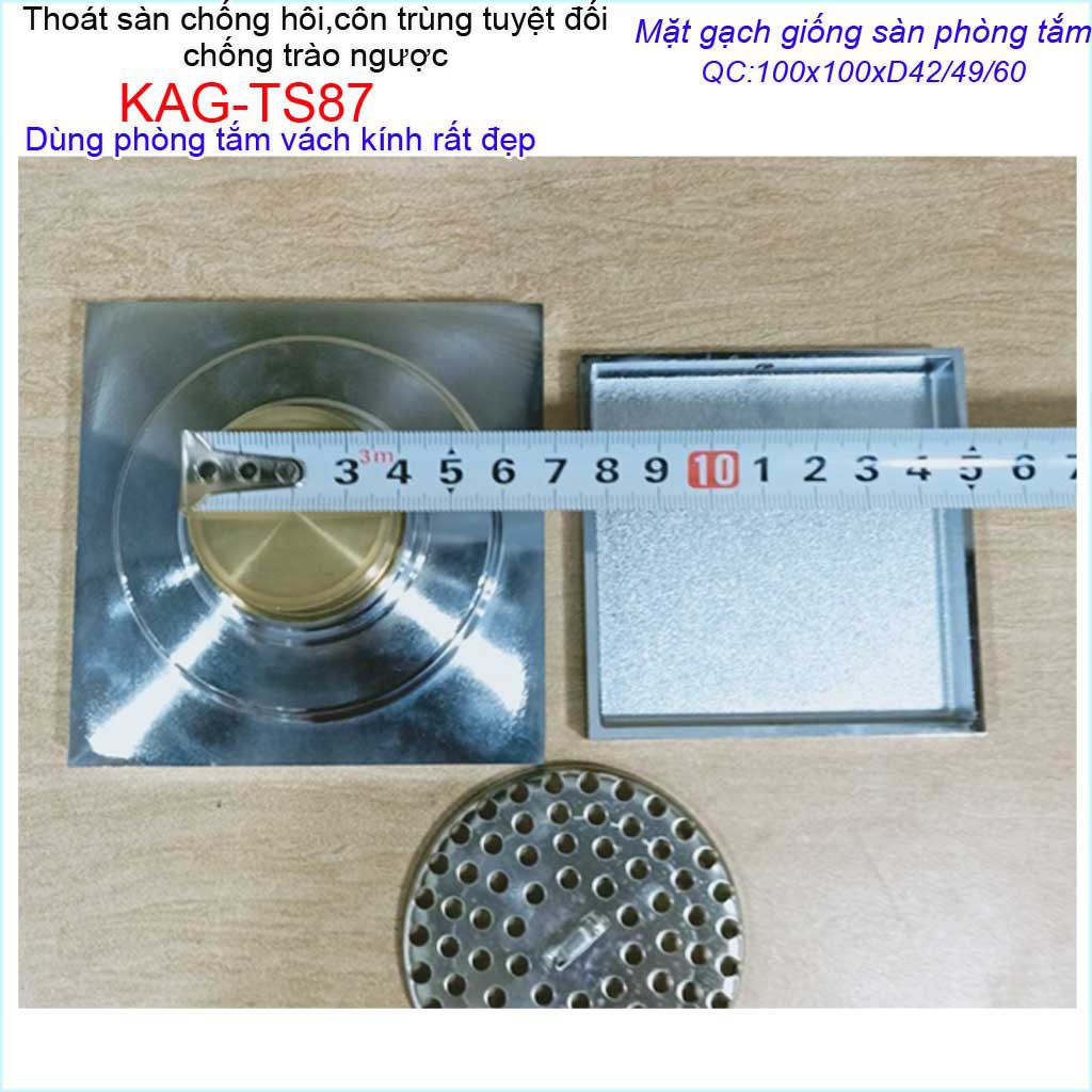 Thoát sàn mặt cắt gạch 10x10cm và 15x15cm , thoát sàn âm,  phễu thoát sàn inox chống hôi chống côn trùng