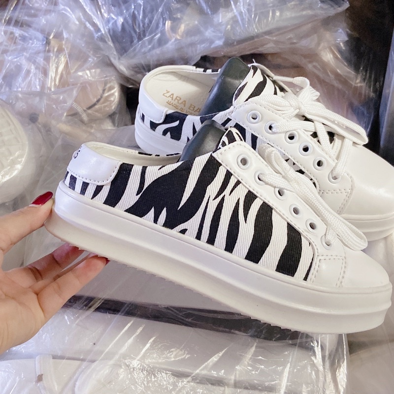 Giày lười nữ/ sục thể thao siêu xinh/Sneaker hot hở gót đế bằng bánh mì 3cm vải canvas( Freeship - Ảnh thật).