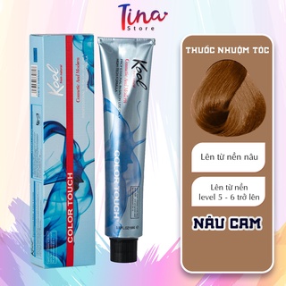 Thuốc Nhuộm Tóc KoolPro Màu NÂU CAM ĐẤT Không Tẩy 100g - Tina Official Store - N043