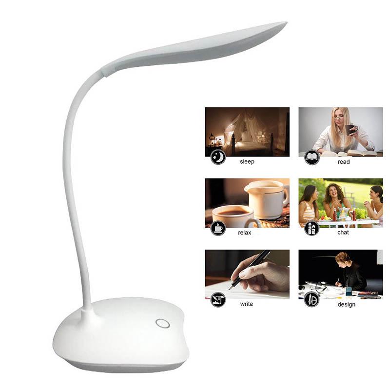 Đèn Led Để Bàn Sạc Cổng USB Có Thể Gấp Gọn Tiện Dụng