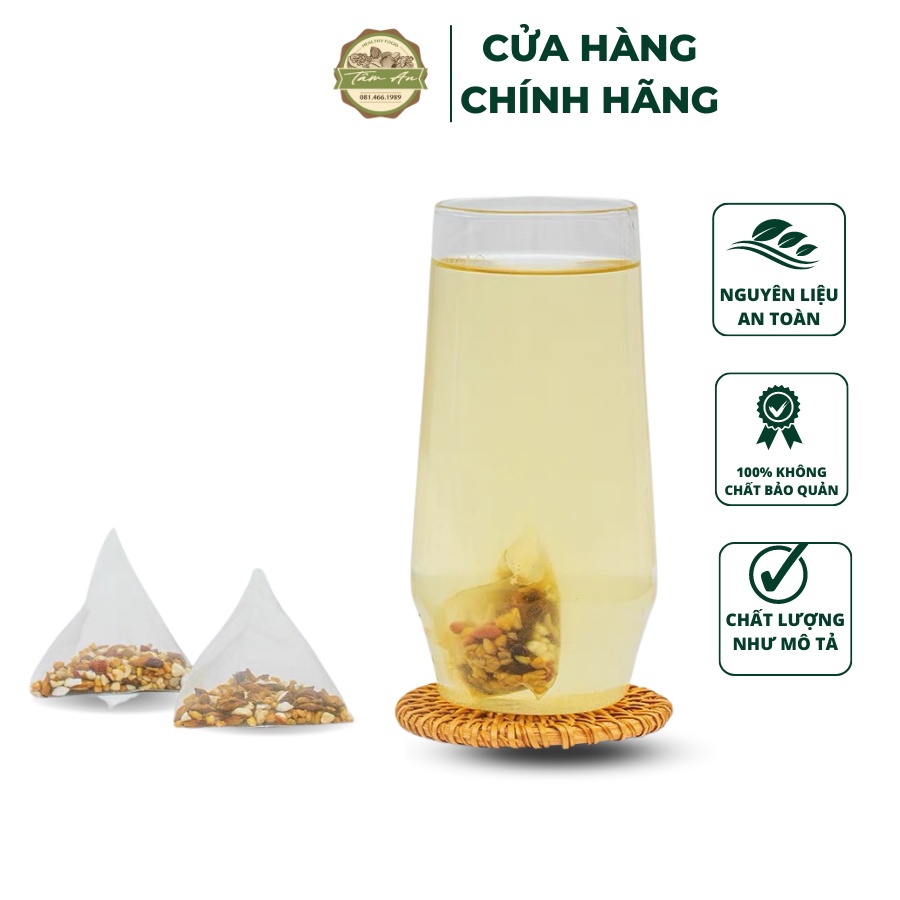 Trà lúa mạch giảm cân đẹp dáng đẹp da trà túi lọc thảo mộc thiên nhiên