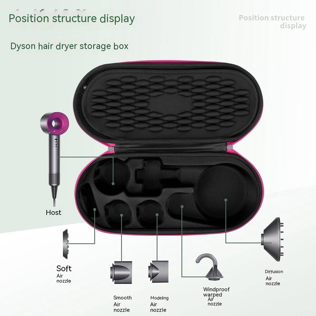 Hộp Đựng Máy Sấy Tóc Dyson Tiện Dụng Mang Theo Du Lịch HD15/01/02/03/08