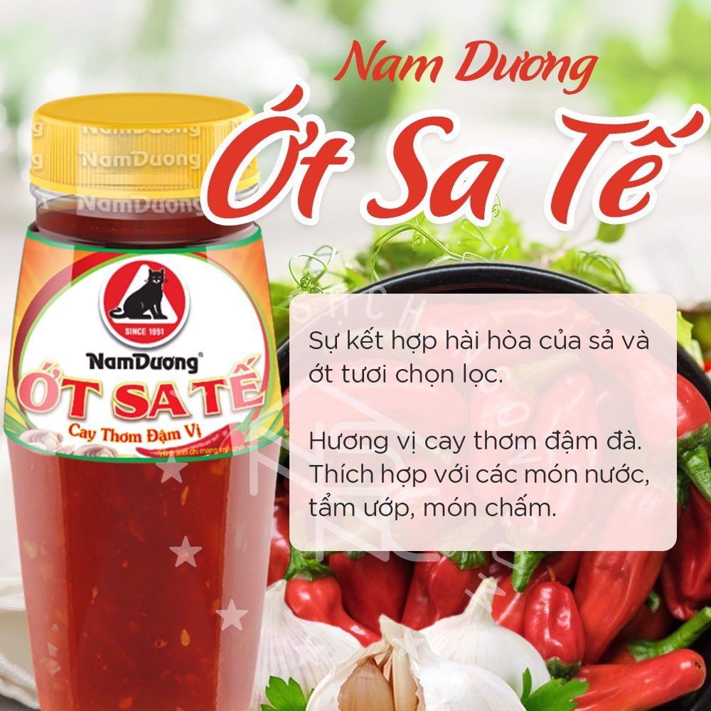 Ớt Sa Tế Nam Dương 80g