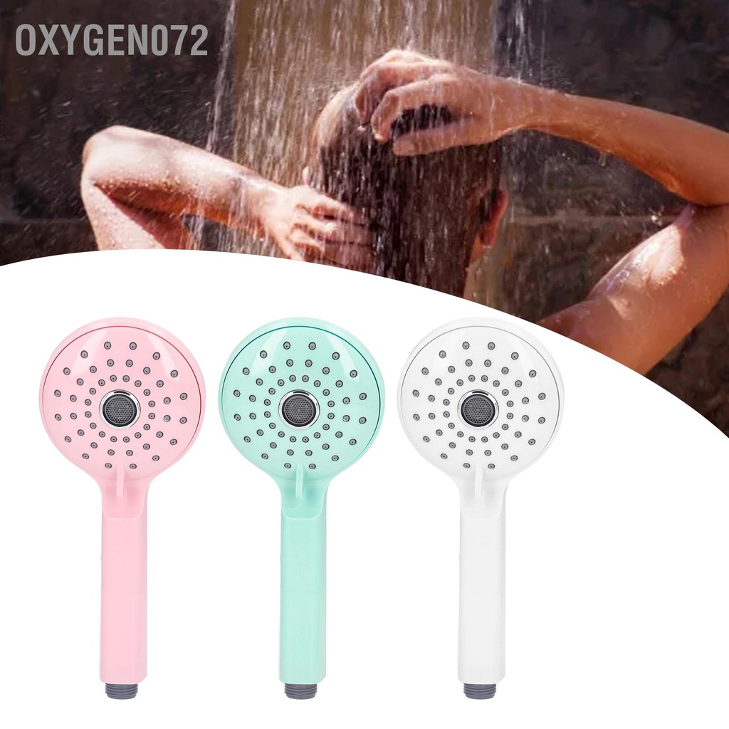 Oxygen072 Đầu vòi hoa sen điều áp ABS cầm tay hai chế độ Vòi xịt suất cao Ngăn chặn các phụ kiện phòng tắm bắn tung tóe