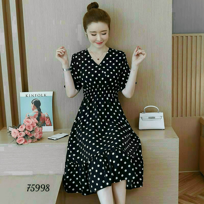 [ HÀNG MỚI VỀ ] ĐẦM TIỀU THƯ, CHẤT LIỆU LỤA Ý, TAY LỠ, CỔ TIM, MẶC SIÊU NỮ TÍNH UP