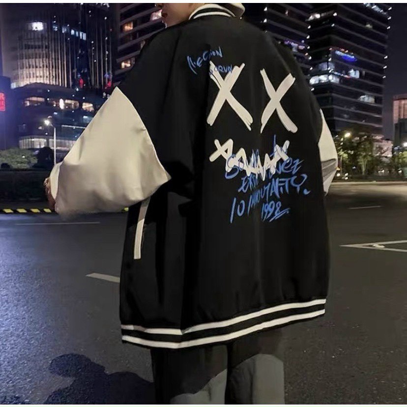 (FREE SHIP) áo khoác bomber nam chất liệu da lộn cao cấp phong cách đẳng cấp hàn quốc VALENTINA