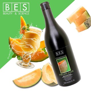 Dầu gội trái cây sức sống hằng ngày BES Melon Juice Shampoo mùi dưa mỹ 1000ml