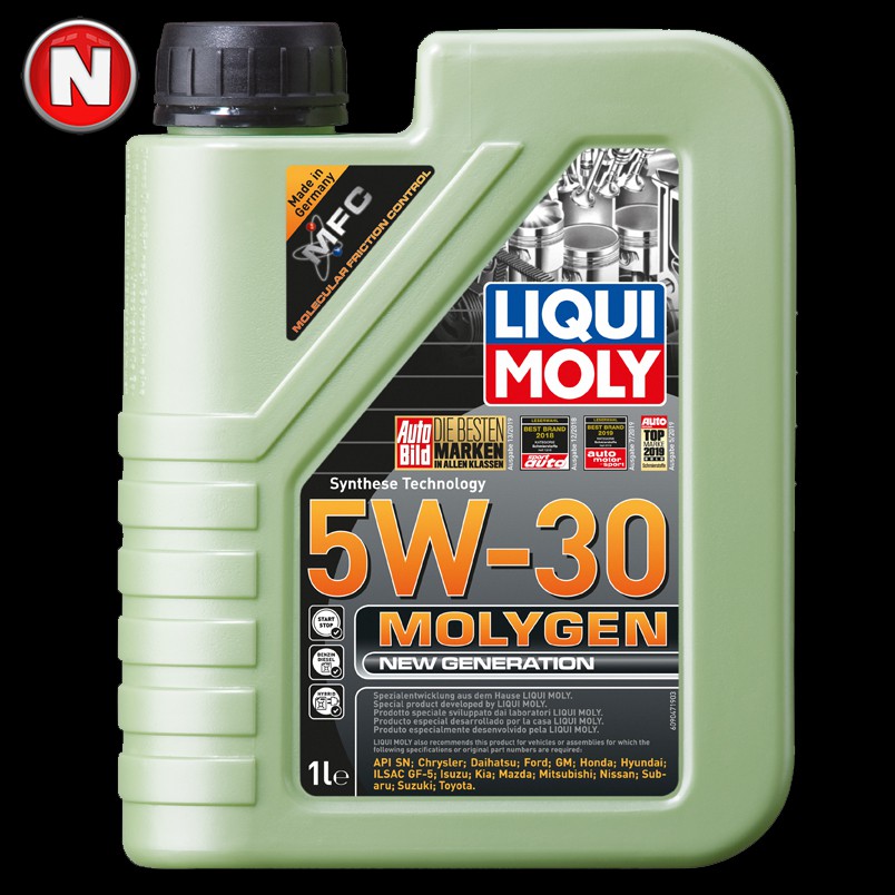 Nhớt xe tay ga - xe hơi LIQUI MOLY MOLYGEN 5W30 5W40 - Đức dung tích 1 Lít