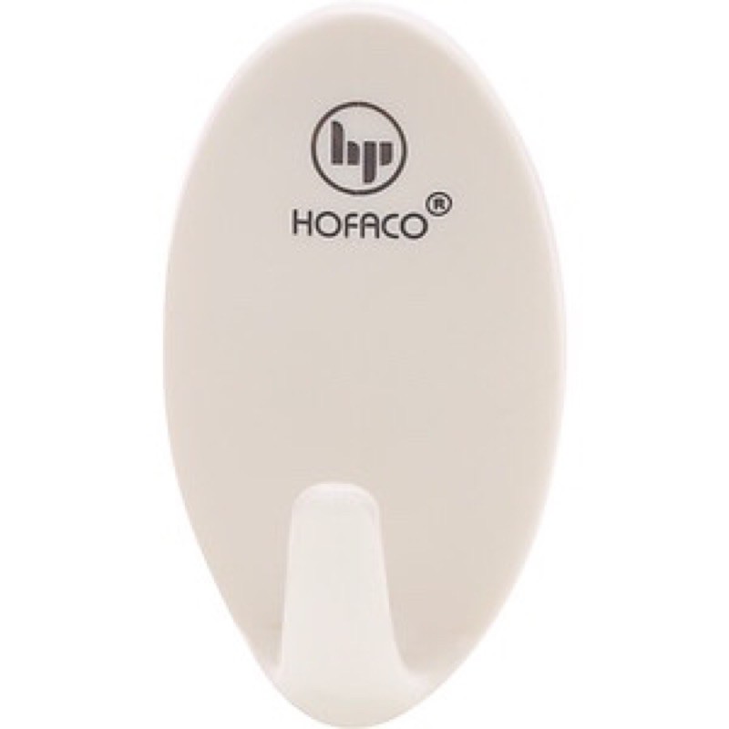 1Bịt 10vĩ móc dán tường Oval Lớn Hofaco