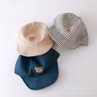 Ảnh thật - Mũ vải lưỡi trai cho bé style Hàn quốc