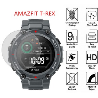Set 2 kính cường lực bảo vệ màn hình cho đồng hồ thông minh AMAZFIT T-REX kèm phụ kiện