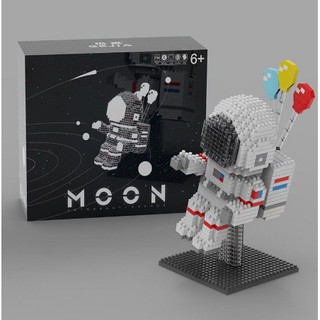 Bộ đồ chơi xếp hình lego phi hành gia bong bóng bay - 13x10.5x6cm - 736pcs
