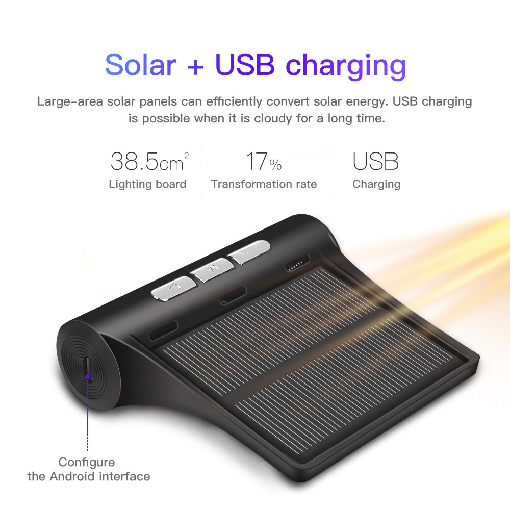 Đồng Hồ Năng Lượng Mặt Trời Chống Thấm Nước 3 Trong 1 Cho Xe Hơi / Xe Tải