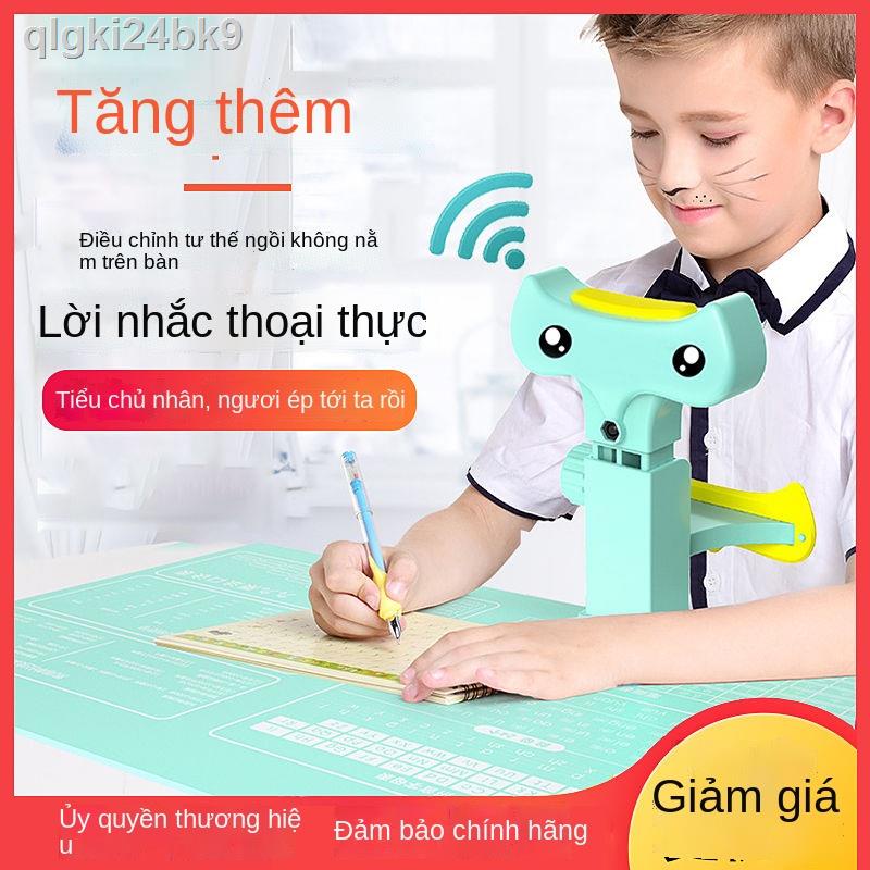 ☾✐Mèo hoàng tử chống cận thị thiết bị chỉnh tư thế ngồi viết trẻ tiểu học bài tập sửa tật gù lưng bảo vệ l