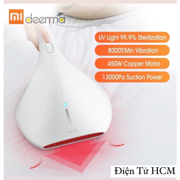 Máy Hút Bụi Giường Đệm Xiaomi Deerma CM800 Diệt Khuẩn Bằng Tia UV - Hàng Chính Hãng