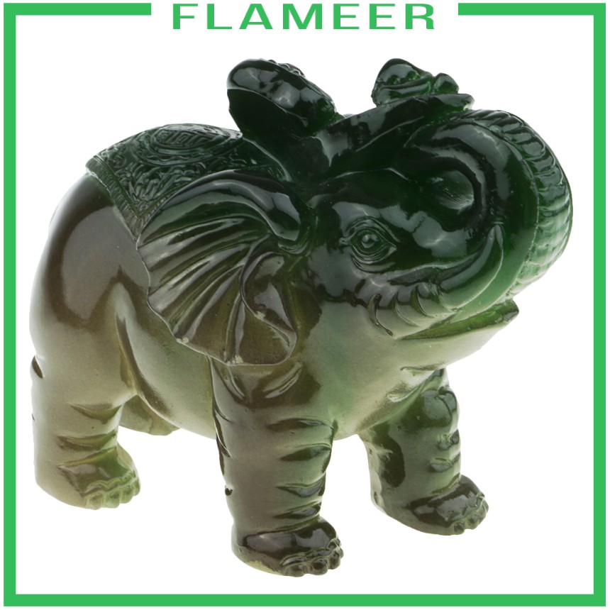 [FLAMEER] Discoloration Resin Elephant Tea Pet Chinese Tea Ceremony