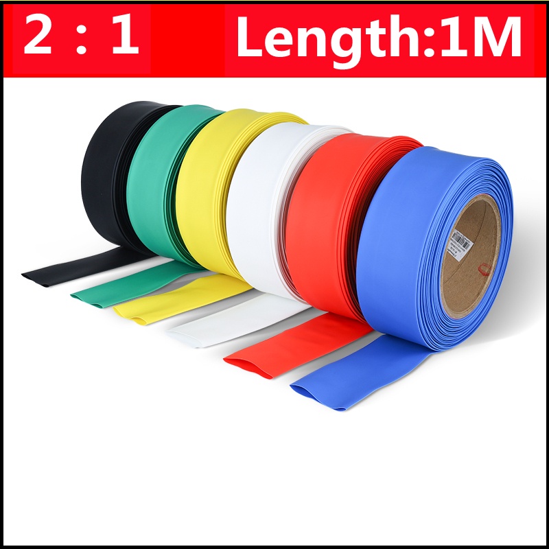 Ống Co Nhiệt 7 Màu 8mm/10mm/12mm/14mm/16mm/18mm/20mm Bảo Vệ Dây Cáp